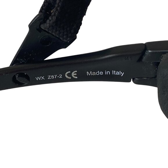 WileyX XL-1 Z87-2 Tactical Safety Sunglasses Black Frame Adjustable Strap Italy - Picture 5 of 7